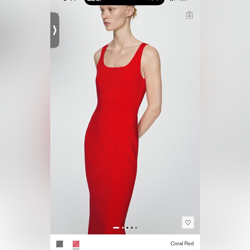 Knitted Dress With Straps